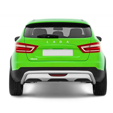 Защита заднего бампера d51мм (НПС) L@DA Vesт@ SW Cross (2017-н.в.) купить недорого с доставкой в Краснотурьинск